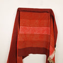 Second-Hand - Assorted Brands Red Colour Block Scarf - SwapUp
