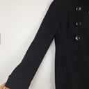 Second-Hand - Michael Kors Wool Blend Black Peacoat Coat Size 6 - SwapUp