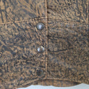 Second-Hand - Atelier 15 Rare Vintage Grunge Print Leather Jacket Size 10 - SwapUp