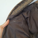 Second-Hand - Atelier 15 Rare Vintage Grunge Print Leather Jacket Size 10 - SwapUp