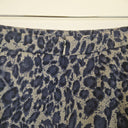 Second-Hand - Sportscraft Ink Blue Leopard Tailored Mini Skirt Size 10 - SwapUp