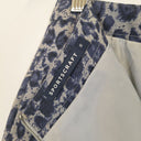 Second-Hand - Sportscraft Ink Blue Leopard Tailored Mini Skirt Size 10 - SwapUp