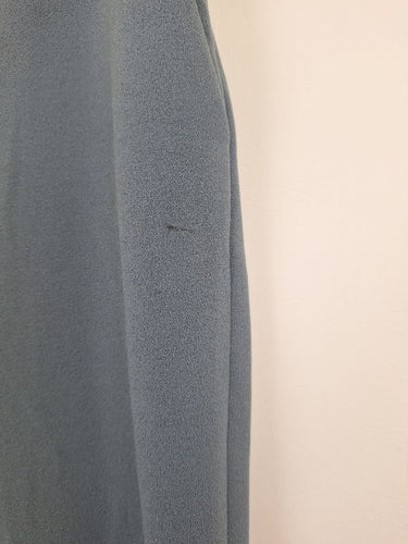 Second-Hand - Calvin Klein Steel Blue Straight Leg Pants Size 10 - SwapUp