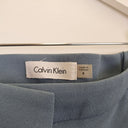 Second-Hand - Calvin Klein Steel Blue Straight Leg Pants Size 10 - SwapUp