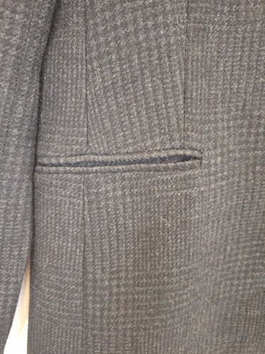 Second-Hand - Massimo Dutti Classic Wool Blend Grey Hounds tooth Blazer Size XS - SwapUp