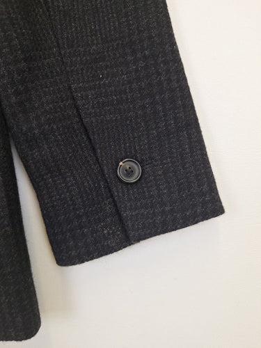 Second-Hand - Massimo Dutti Classic Wool Blend Grey Hounds tooth Blazer Size XS - SwapUp