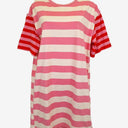 Second-Hand - United Colors of Benetton Candy Stripe Jersey T-Shirt Dress Size XS - SwapUp