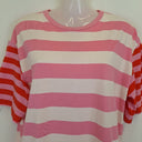 Second-Hand - United Colors of Benetton Candy Stripe Jersey T-Shirt Dress Size XS - SwapUp