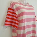 Second-Hand - United Colors of Benetton Candy Stripe Jersey T-Shirt Dress Size XS - SwapUp