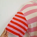 Second-Hand - United Colors of Benetton Candy Stripe Jersey T-Shirt Dress Size XS - SwapUp