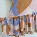 Second-Hand - Mister Zimi Pastel Swirl Mini Dress Size 8 - SwapUp