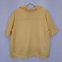 Second-Hand - Fine Day Buttercup Relaxed Collared Top Size M - SwapUp