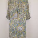 Second-Hand - The Ark Daisy Blue Boho Mini Dress Size M - SwapUp