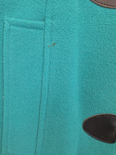 Second-Hand - Sabena Teal Hooded Duffle Coat Size 10 - SwapUp