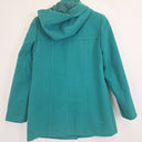 Second-Hand - Sabena Teal Hooded Duffle Coat Size 10 - SwapUp