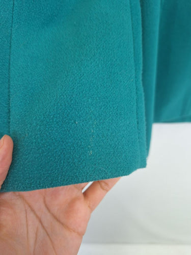 Second-Hand - Sabena Teal Hooded Duffle Coat Size 10 - SwapUp
