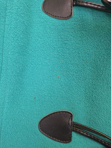 Second-Hand - Sabena Teal Hooded Duffle Coat Size 10 - SwapUp