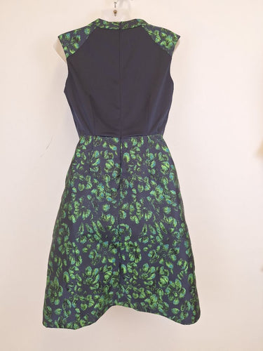 Second-Hand - Moss & Spy Midnight Peacock Tailored Mini Dress Size 10 - SwapUp