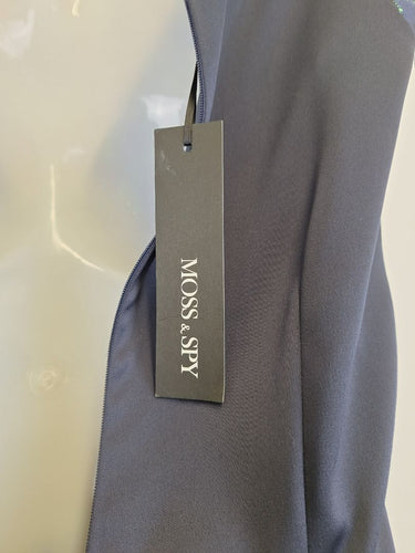Second-Hand - Moss & Spy Midnight Peacock Tailored Mini Dress Size 10 - SwapUp