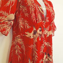 Second-Hand - Hope & Ivy Playful Sparrows Midi Dress Size 10 - SwapUp