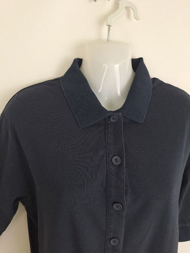 Second-Hand - Sportscraft Everyday Navy Polo Midi Dress Size 10 - SwapUp