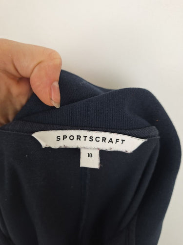 Second-Hand - Sportscraft Everyday Navy Polo Midi Dress Size 10 - SwapUp