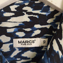 Second-Hand - Marcs Essential Trimmed Office Silk Staple Blouse Size 10 - SwapUp