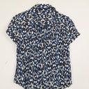 Second-Hand - Marcs Essential Trimmed Office Silk Staple Blouse Size 10 - SwapUp