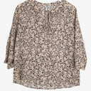 Second-Hand - Marcs Stylish Tied Patterned Silk Top Size 8 - SwapUp