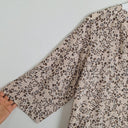 Second-Hand - Marcs Stylish Tied Patterned Silk Top Size 8 - SwapUp