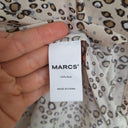 Second-Hand - Marcs Stylish Tied Patterned Silk Top Size 8 - SwapUp