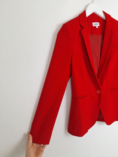 Second-Hand - Marcs Crimson Tailored Work Staple Blazer Size 6 - SwapUp