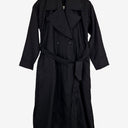 Second-Hand - Elk Effortless Anneli Noir Linen Coat Size 6 - SwapUp