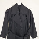Second-Hand - Elk Effortless Anneli Noir Linen Coat Size 6 - SwapUp