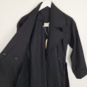 Second-Hand - Elk Effortless Anneli Noir Linen Coat Size 6 - SwapUp