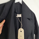 Second-Hand - Elk Effortless Anneli Noir Linen Coat Size 6 - SwapUp