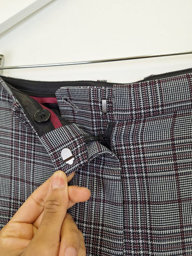 Second-Hand - Marcs Start Over Checkered Pants Size 8 - SwapUp