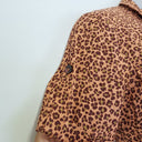 Second-Hand - Marcs Animal Print Linen Utility Mini Dress Size 8 - SwapUp