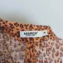 Second-Hand - Marcs Animal Print Linen Utility Mini Dress Size 8 - SwapUp