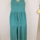 Second-Hand - Veronika Maine Seafoam Elevated Gold Button Dress Size 12 - SwapUp