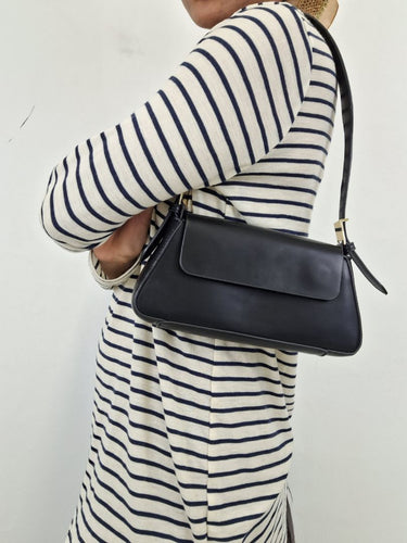 Second-Hand - Zara Chic Gold Buckle Mini Shoulder Bag - SwapUp