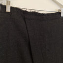 Second-Hand - Lee Mathews Charcoal Wool Raw Edge Skirt Size 12 - SwapUp