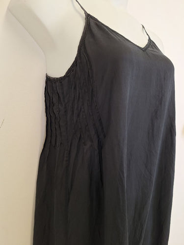 Second-Hand - Lee Mathews Delicate Silk Lace Trim Slip Dress Size 12 - SwapUp