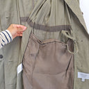 Second-Hand - Jigsaw Linen Blend Khaki Adjustable Waist Jacket Size 16 - SwapUp