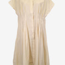 Second-Hand - COS Ivory Classic Pleated Midi Dress Size L - SwapUp