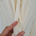 Second-Hand - COS Ivory Classic Pleated Midi Dress Size L - SwapUp