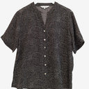 Second-Hand - Black Pepper Breezy Spotted Casual Blouse Size 16 - SwapUp