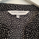 Second-Hand - Black Pepper Breezy Spotted Casual Blouse Size 16 - SwapUp