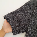 Second-Hand - Black Pepper Breezy Spotted Casual Blouse Size 16 - SwapUp