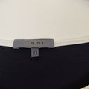 Second-Hand - Tani White Trim Soft Short Sleeve Top Size 10 - SwapUp
